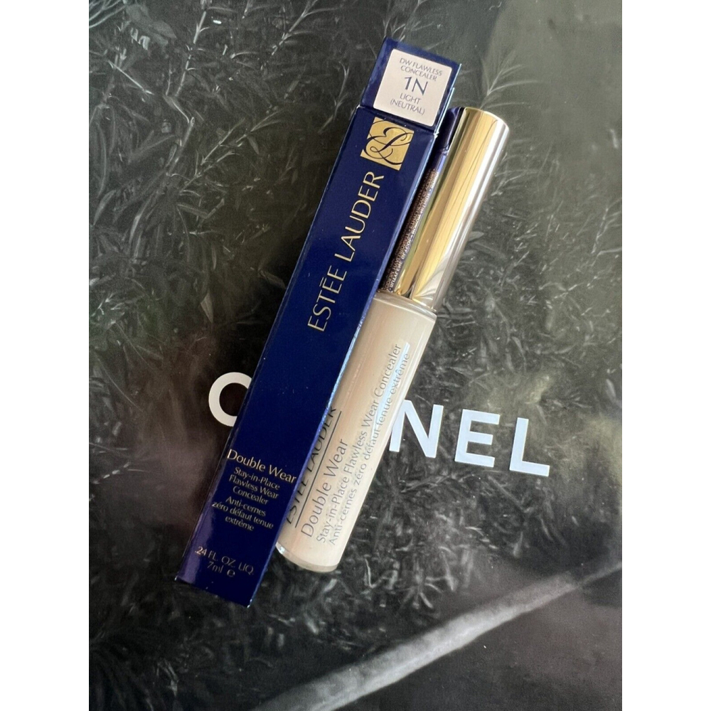NIB Estee Lauder Double Wear Radiant Concealer 1N .34 oz Full Size!